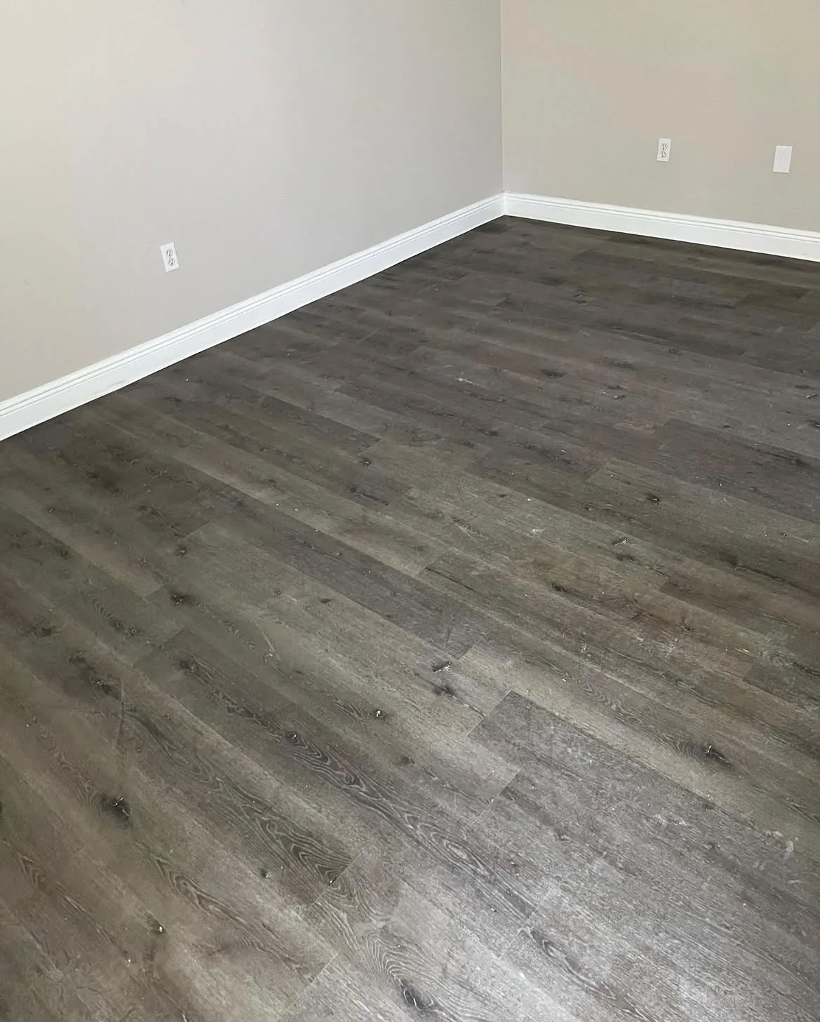 Gray Vinyl Plank Flooring Installation — Vinyl Flooring Installation in Central Florida